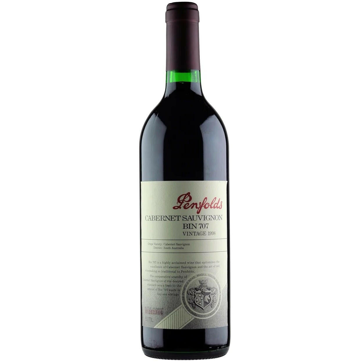 1998 Penfolds Bin 707 Cabernet Sauvignon