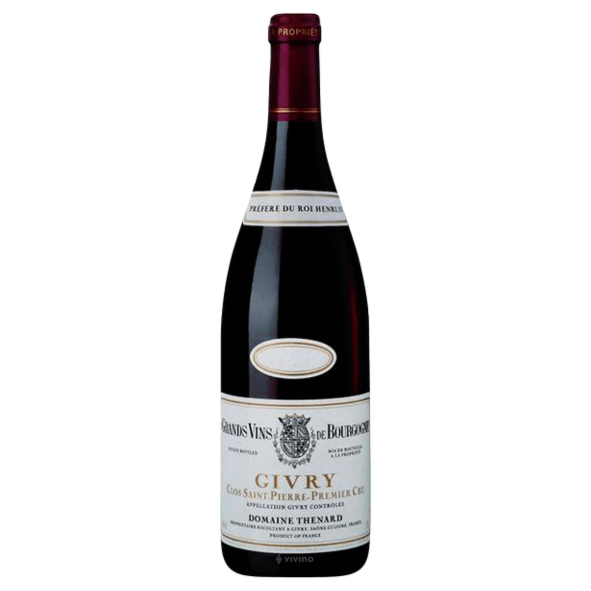 2018 Domaine Thenard Givry 1er Cru Clos Saint Pierre