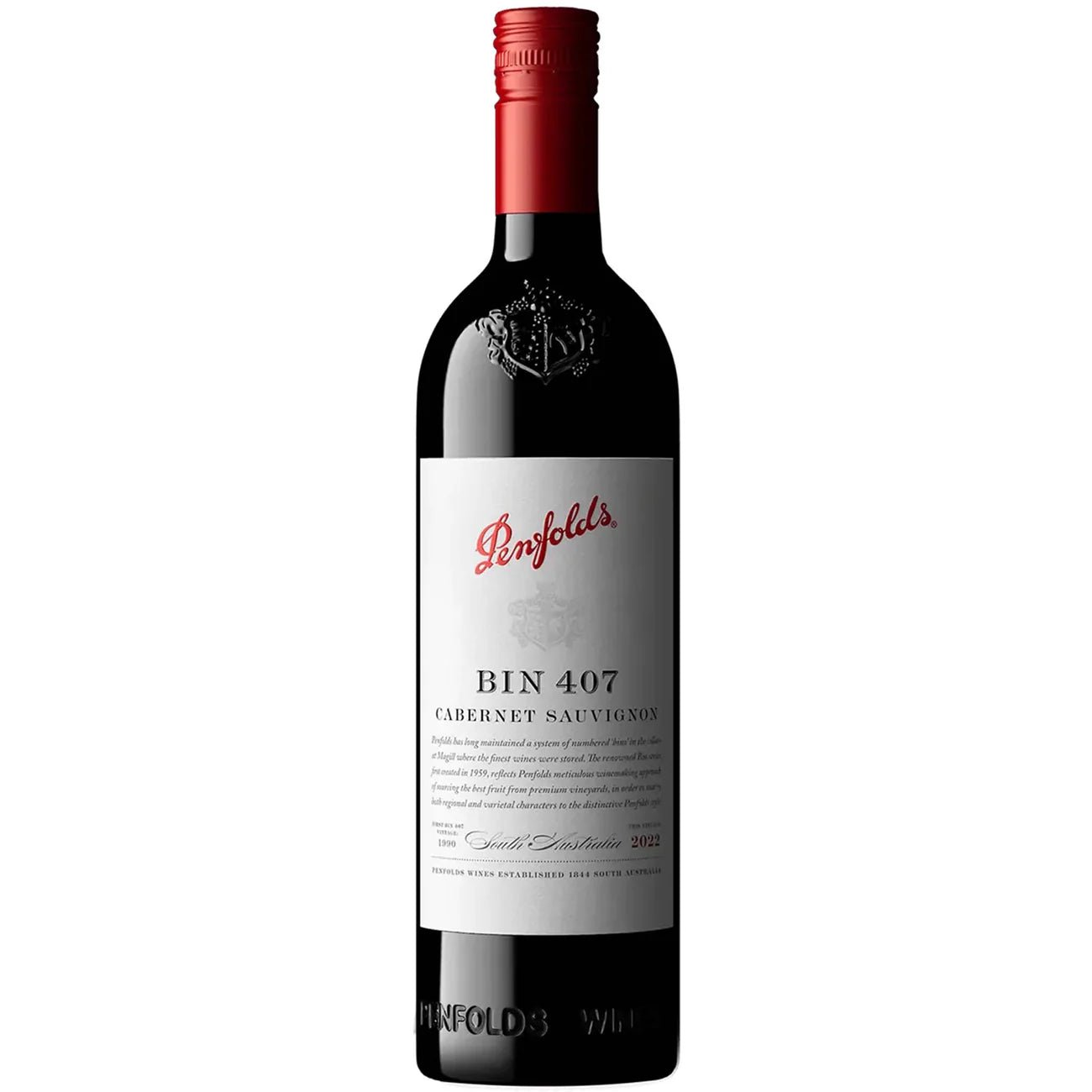 2022 Penfolds Bin 407 Cabernet Sauvignon – South Australia