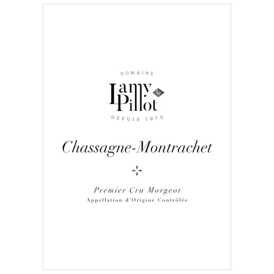 2024 Domaine Lamy-Pillot Chassagne-Montrachet 1er Cru Morgeot Blanc front label