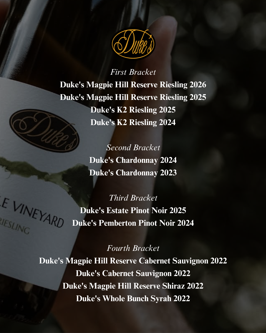 Duke's Vineyard MPH Launch Masterclass | Sun Aug 16