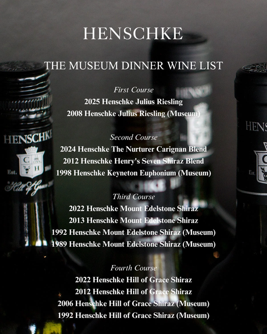 Henschke Museum Dinner | Tue Aug 25