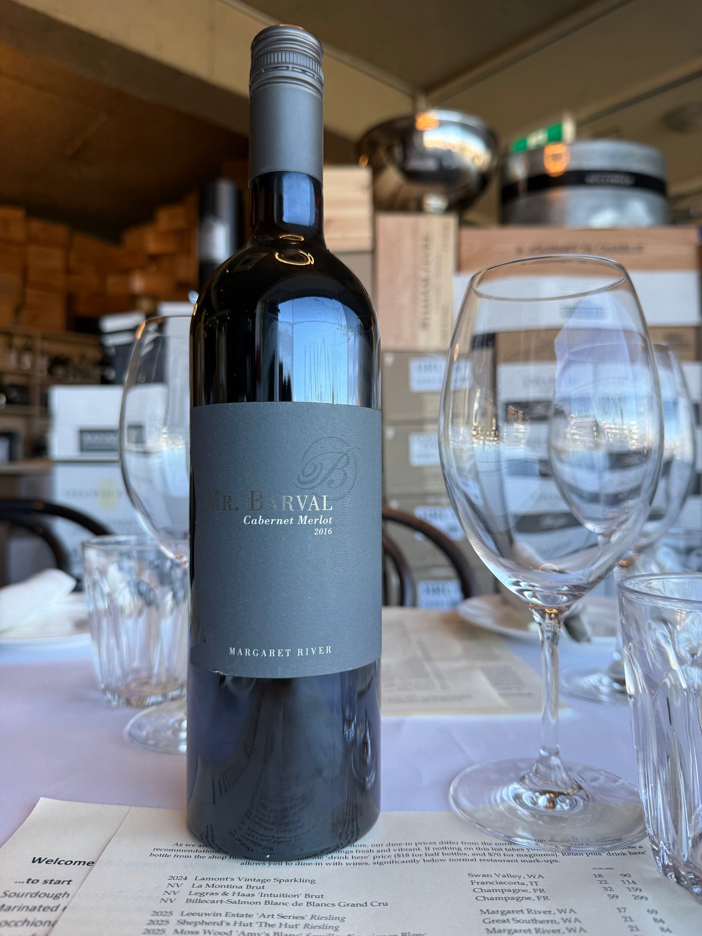 2016 Mr Barval Cabernet Merlot