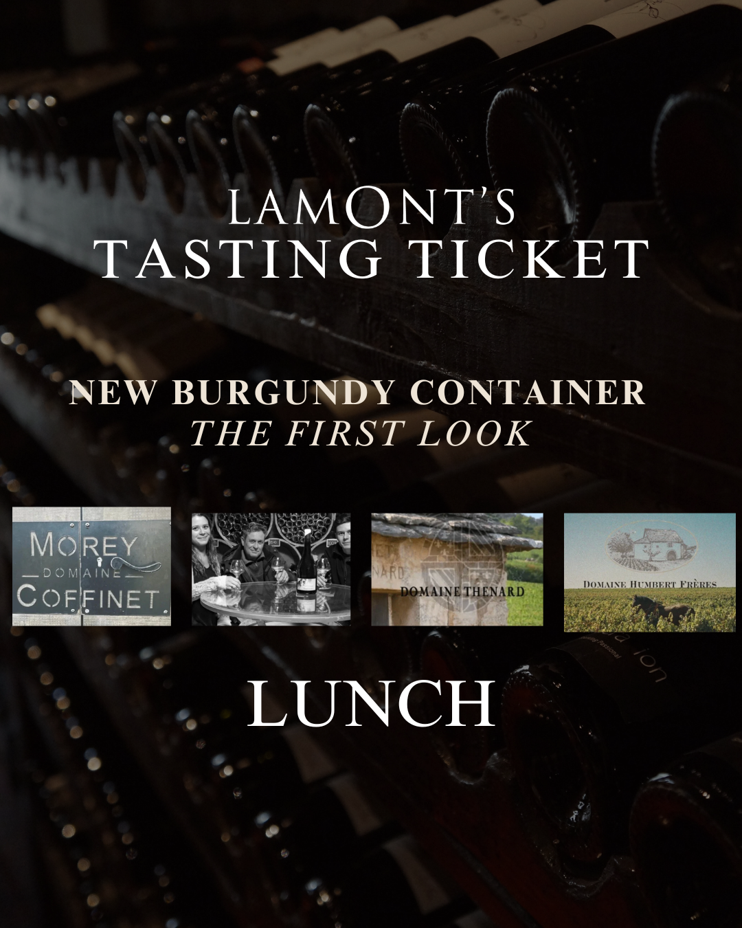 Burgundy Container - The First Look Lunch | Sun Sept 27