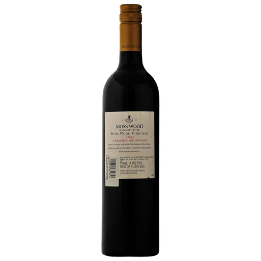 2005 Moss Wood Cabernet Sauvignon back label