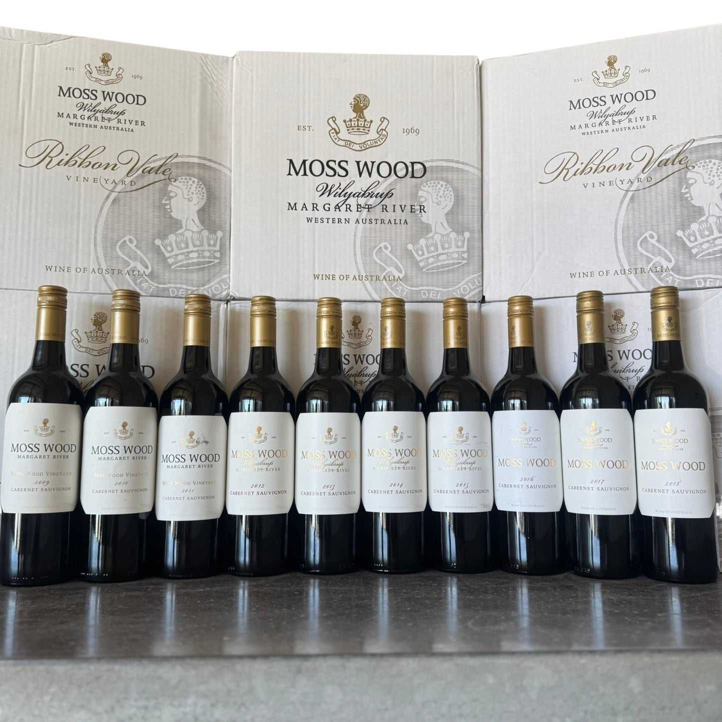 Moss Wood Cabernet '10 Year' Vertical Pack (2009 - 2018) – Margaret River