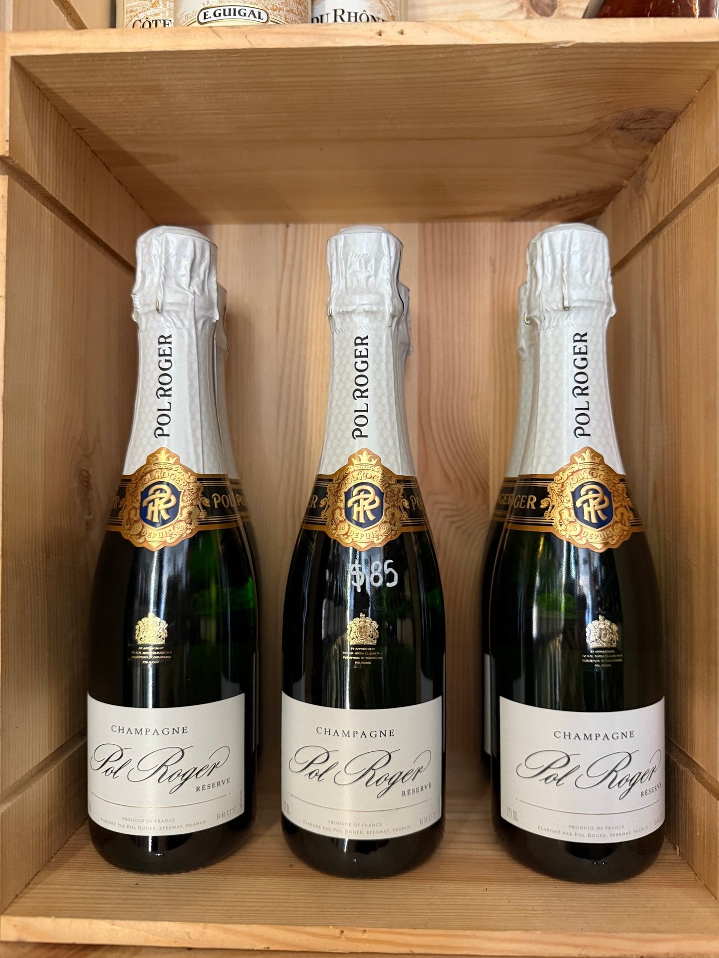 NV Pol Roger Brut Reserve Champagne (375ml Half Bottle)