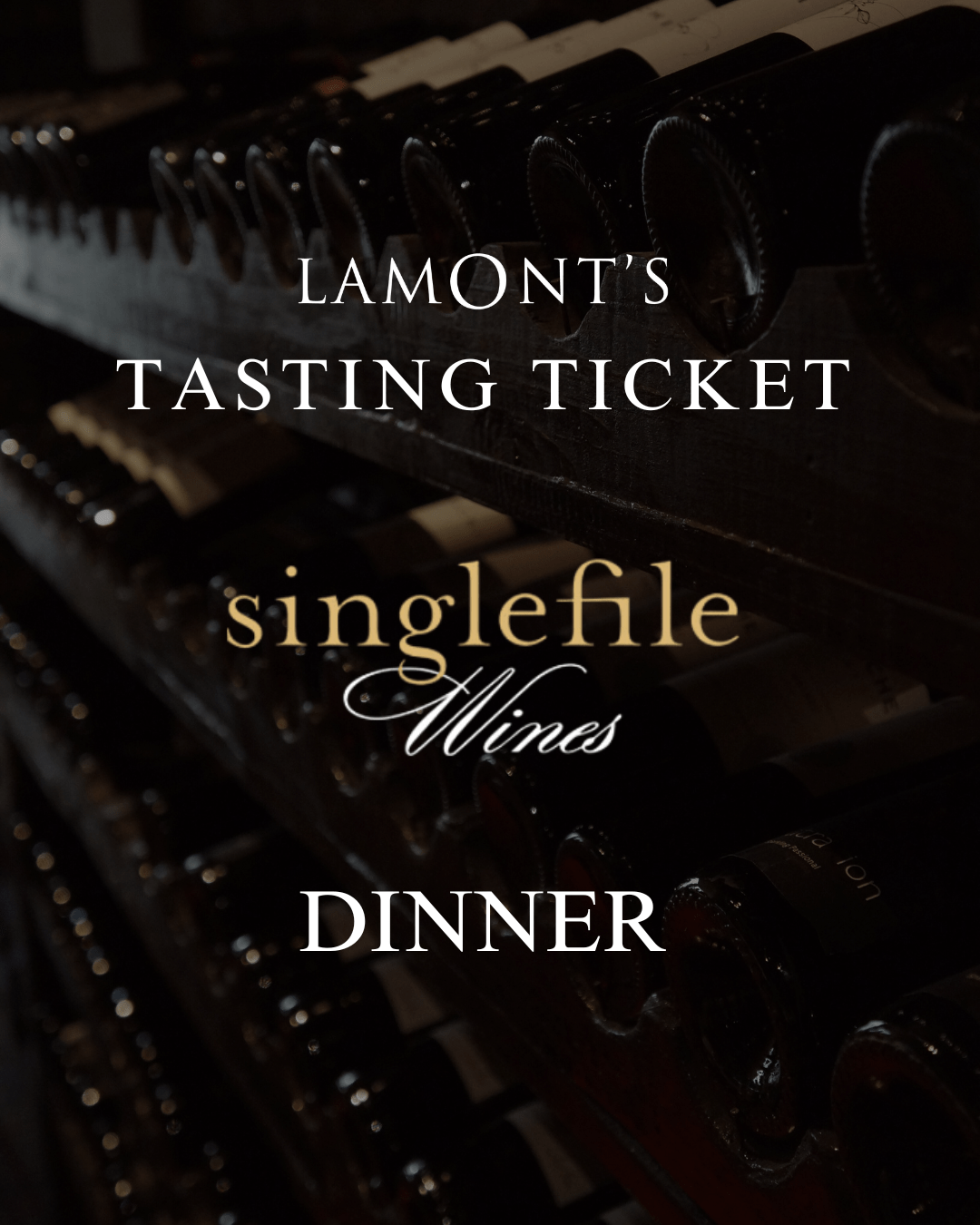Singlefile Dinner: The Pre - Release Tasting