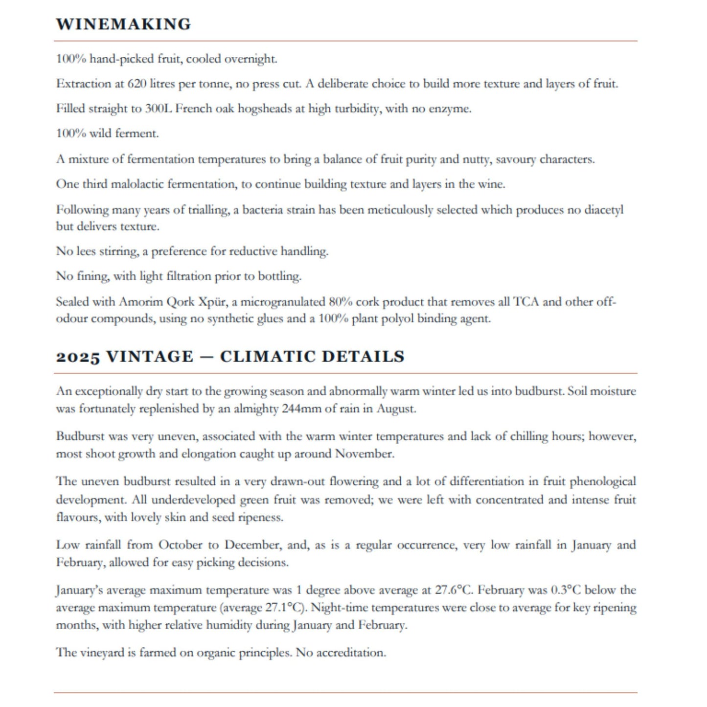 2025 Jolif Chardonnay