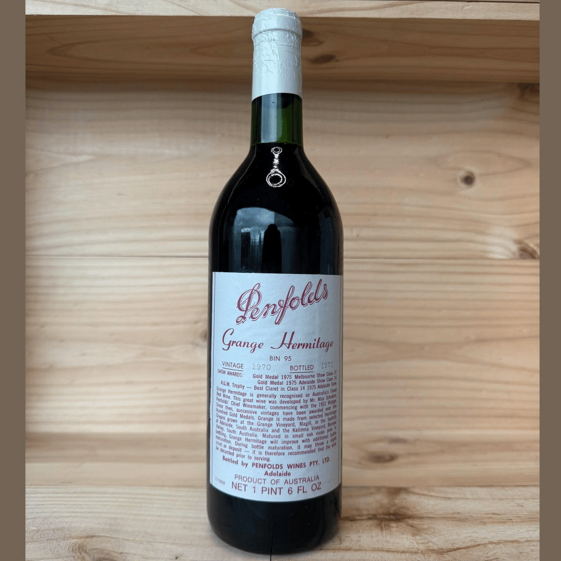 1970 Penfolds 'Bin 95' Grange - Museum Collection