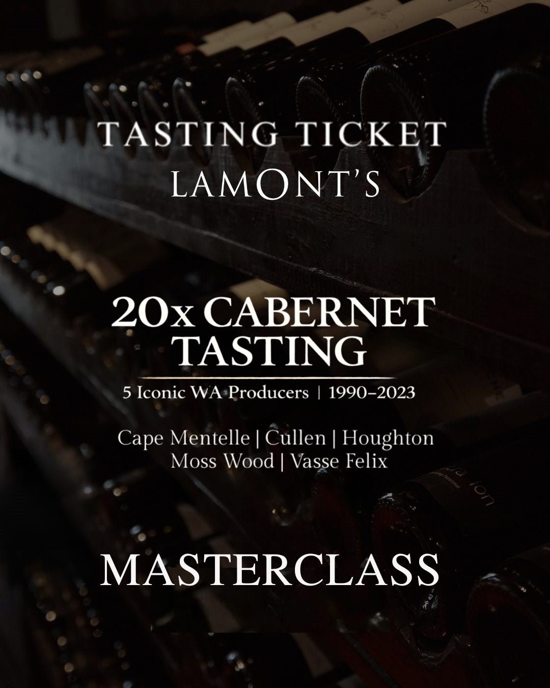20 Cabernets: Margaret River Retrospective | Mon March 2