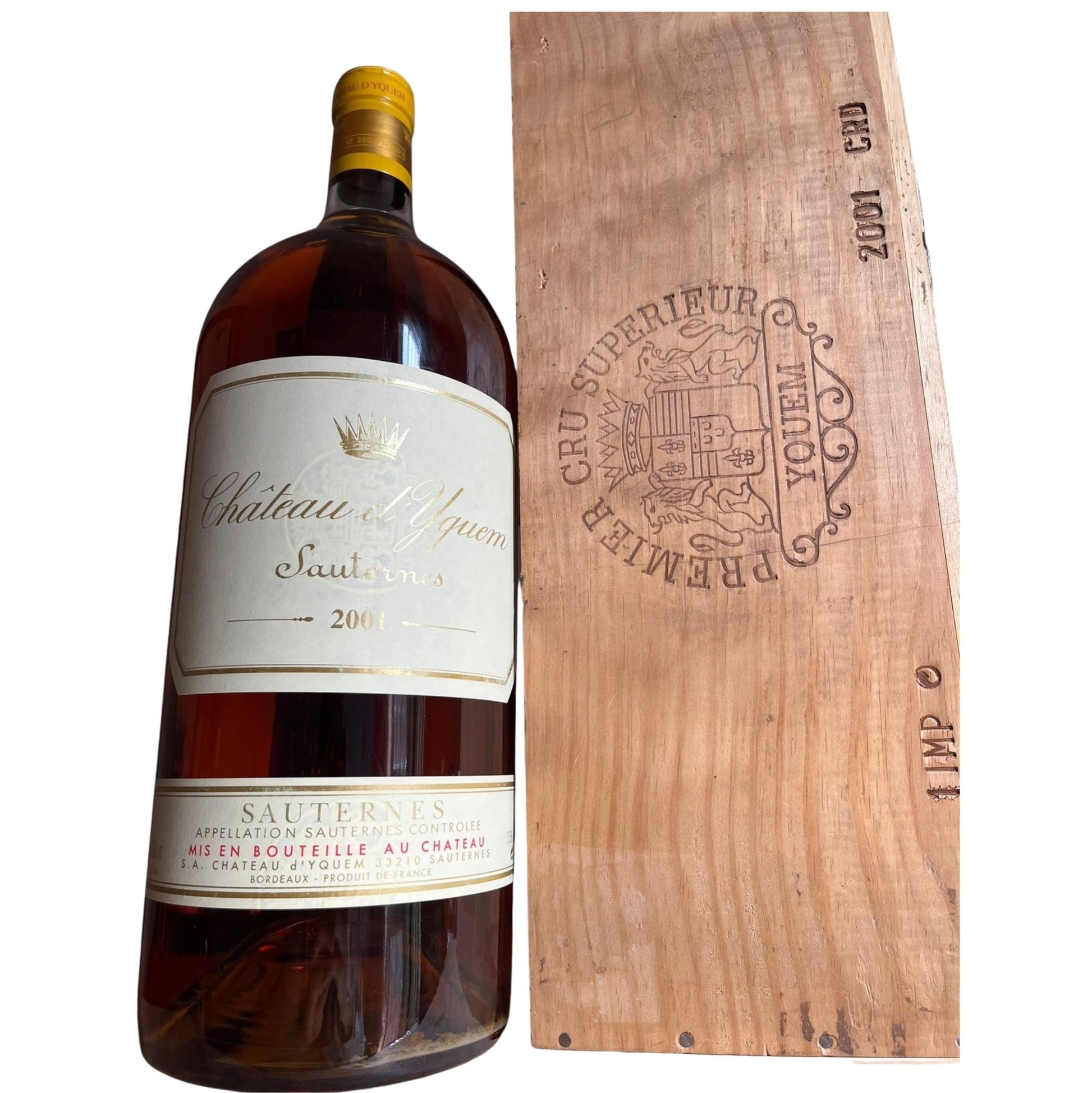 2001 Chateau dyquem Imperial 6L Wooden Case