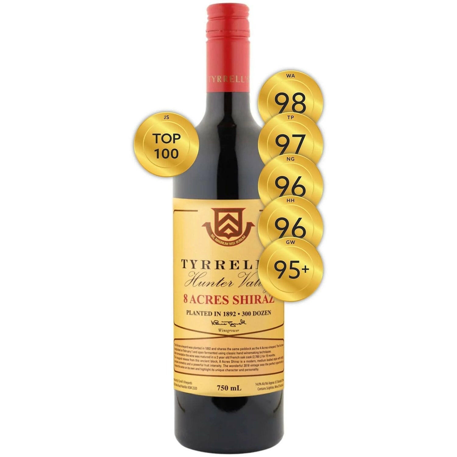 2022 Tyrrell's 8 Acres Shiraz - Hunter Valley Icon – Hunter Valley