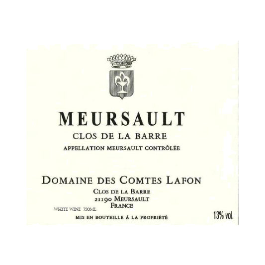 2023 Domaine des Comtes Lafon Meursault Clos de la Barre front label