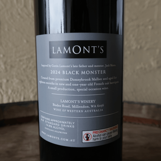 2024 Lamont's Black Monster Malbec (Final Release)