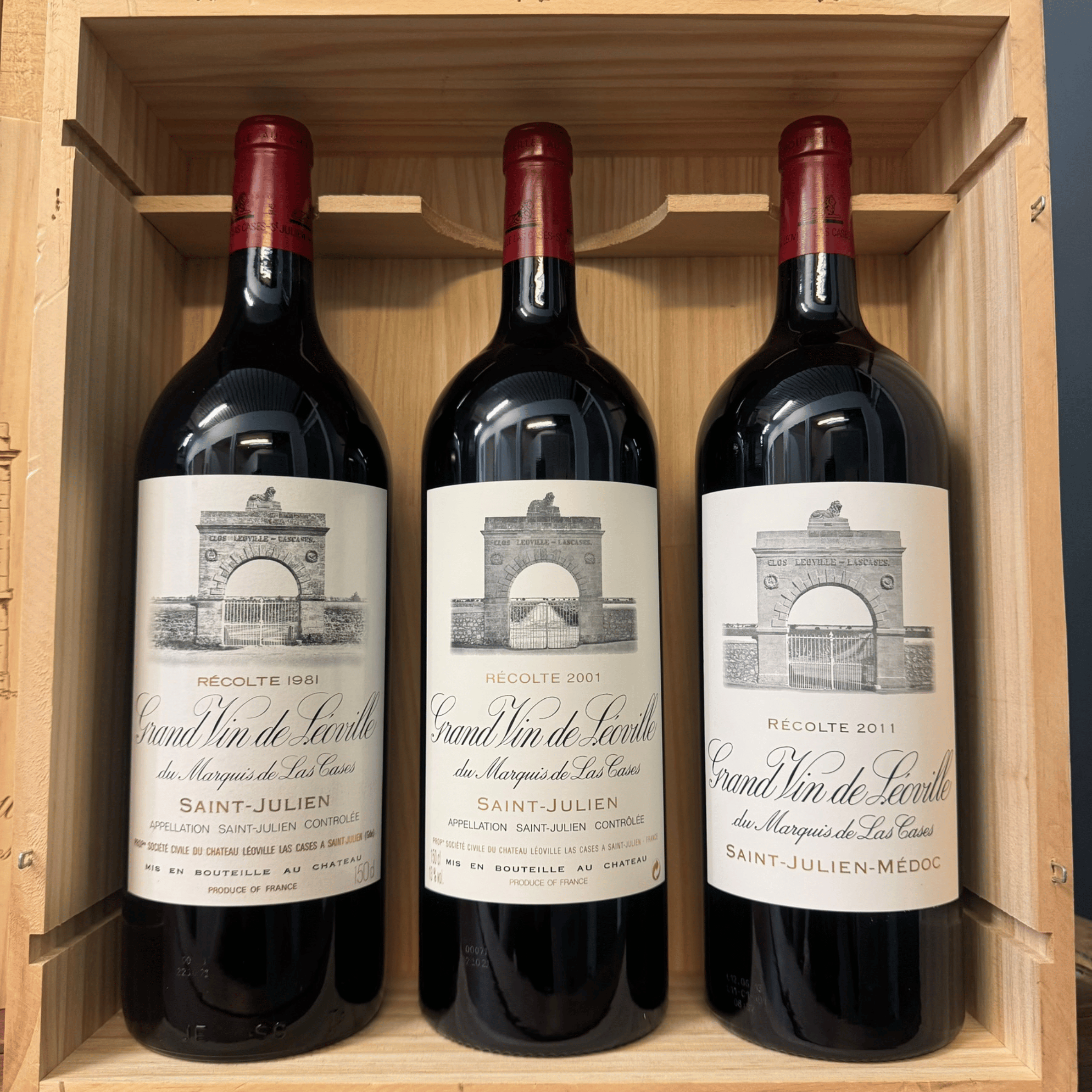 1981, 2001 & 2011 Chateau Leoville Las Cases 'Grand Vin de