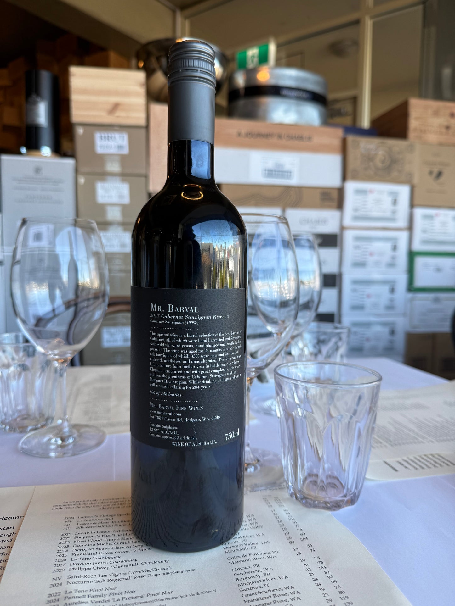 2017 Mr Barval Cabernet Sauvignon Riserva