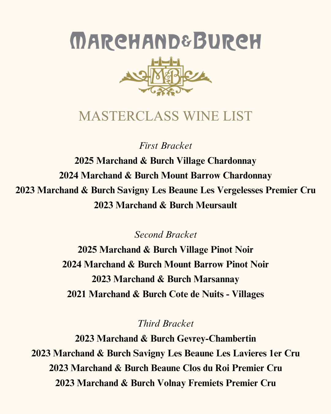 Marchand and Burch Masterclass | Sun July 26