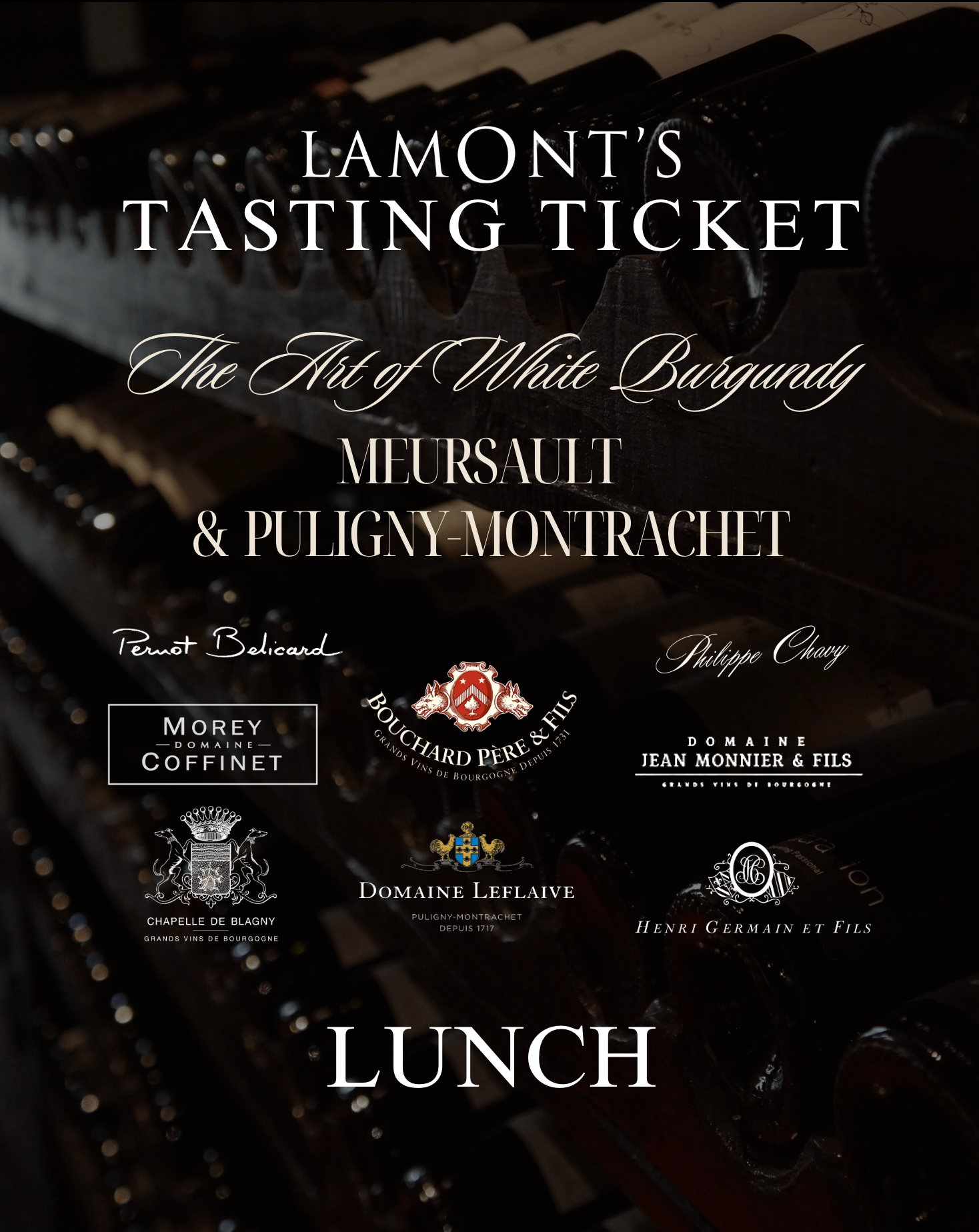 Meursault & Puligny Lunch