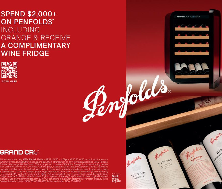 Penfolds Fridge Promotion Banner