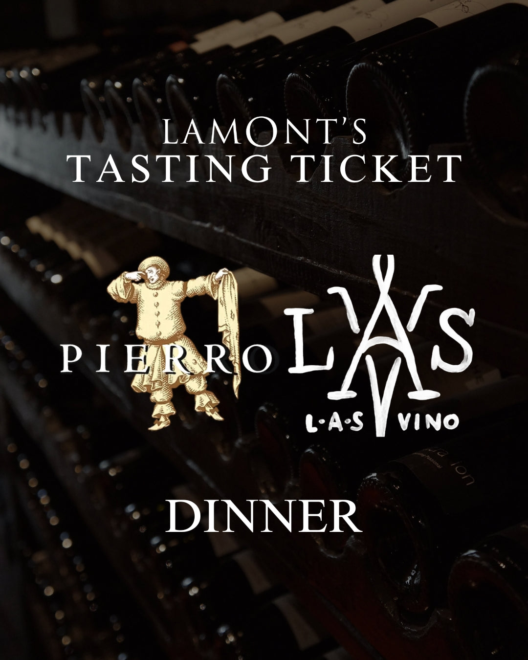 PIERRO. x L.A.S VINO DINNER | Sun 2 Nov