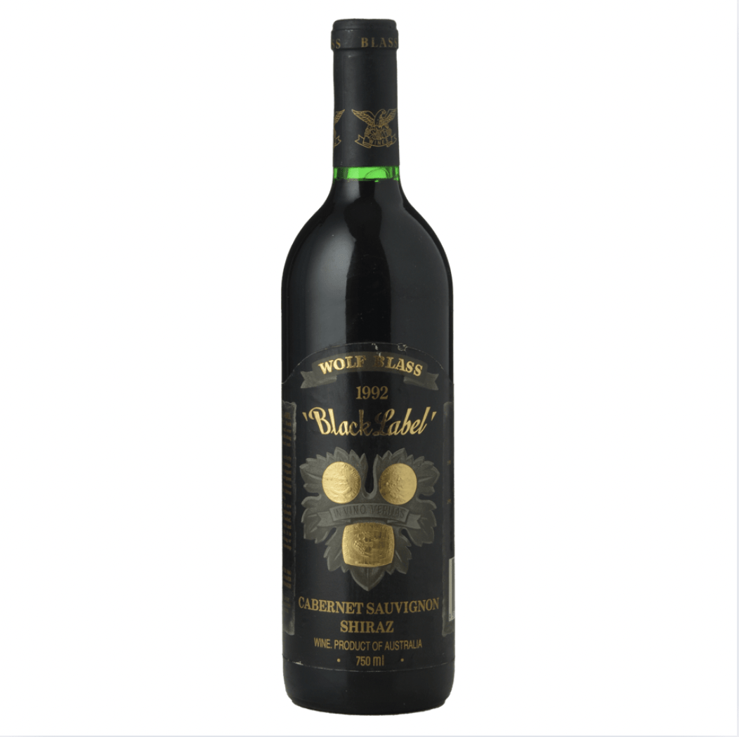 1992 Wolf Blass Black Label Cabernet Sauvignon - Shiraz