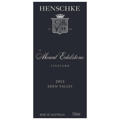 2013 Henschke 'Mount Edelstone' Shiraz - Museum Release front label