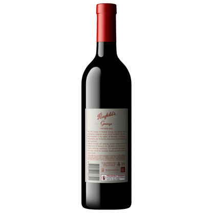 2021 Penfolds Grange Shiraz back label