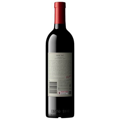 2023 Penfolds Bin 707 Cabernet Sauvignon back label