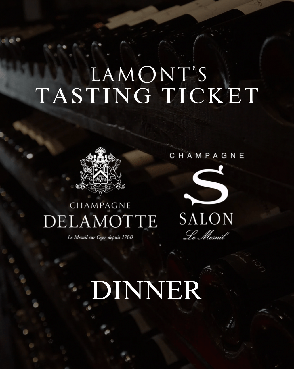 Champagne Salon & Delamotte Dinner | Sun 26 Oct