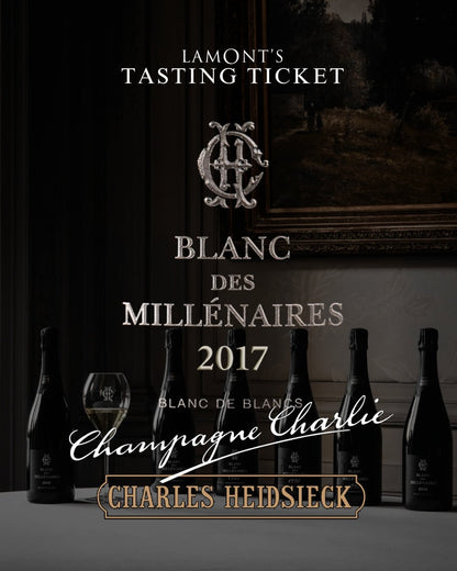 Charles Heidsieck Official Australian Launch Dinner: Blanc des Millénaires 2017 & Champagne Charlie 2020 | Tues March 17 – Margaret River