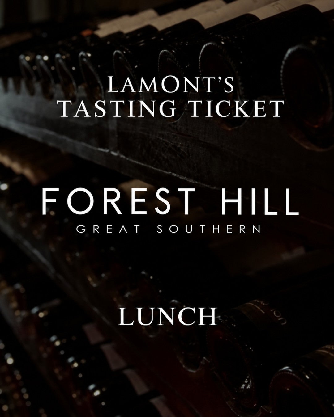 Forest Hill Lunch tasting ticket, Lamont's Cottesloe