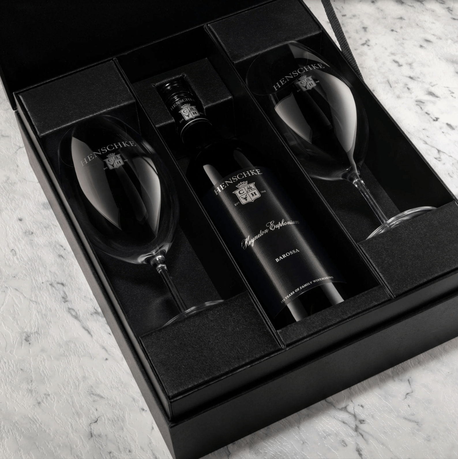 Henschke Keyneton Euphonium 2021 + Plumm Everyday Red Glasses Gift Pack