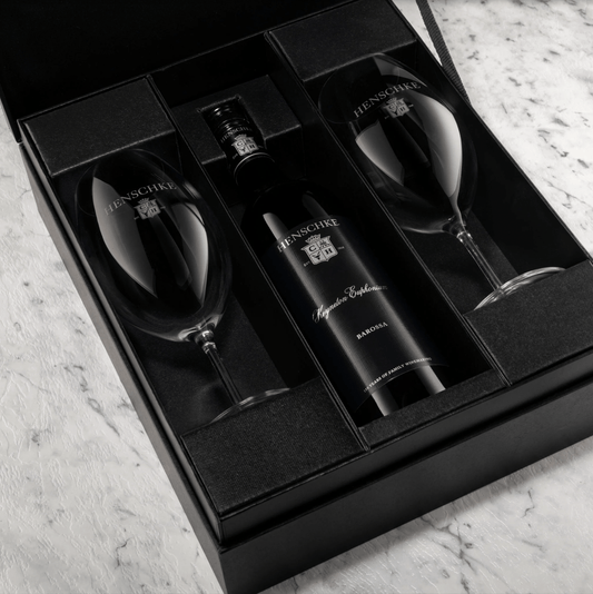 Henschke Keyneton Euphonium 2021 + Plumm Everyday Red Glasses Gift Pack