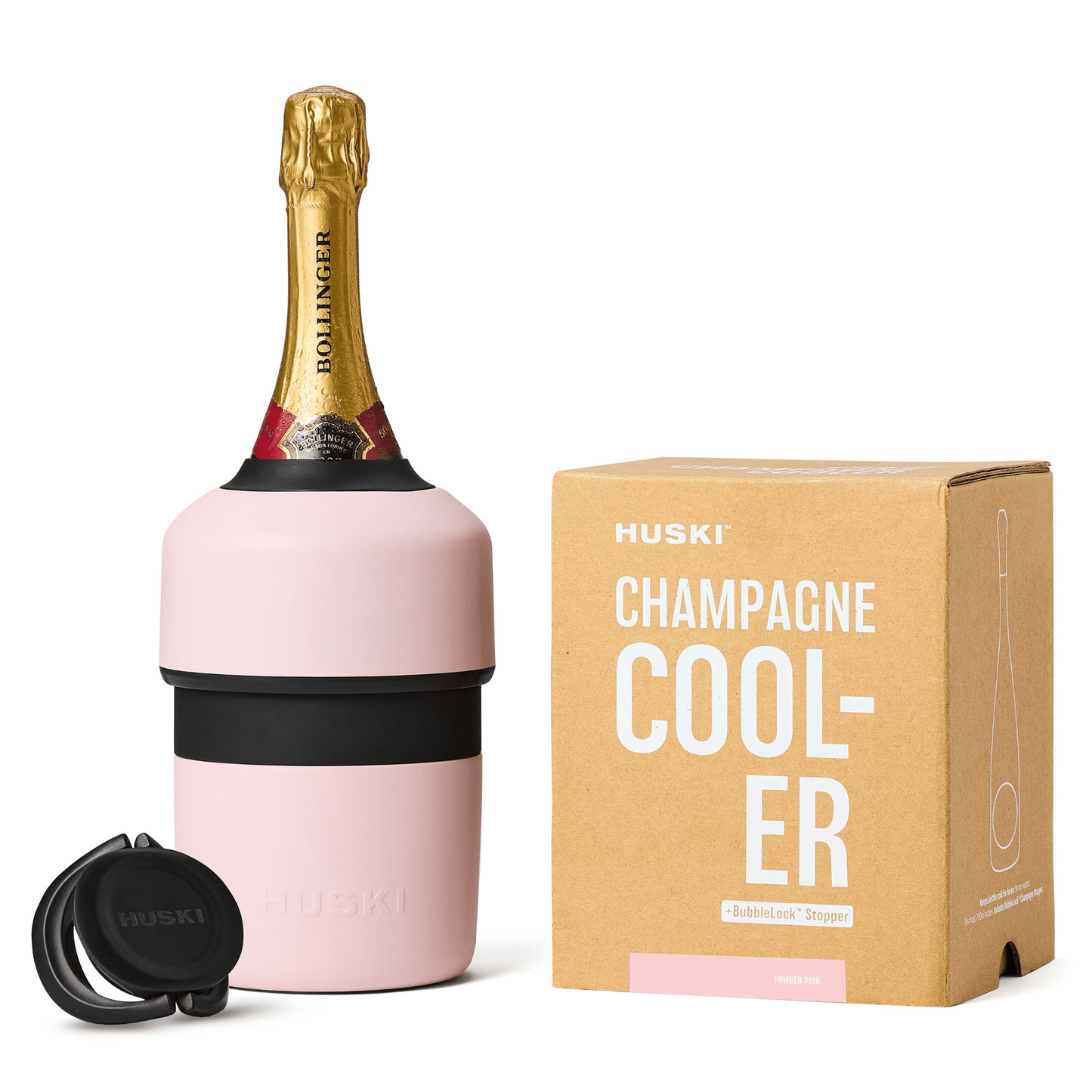 Huski Champagne Cooler - Powder Pink – Burgundy, Chablis
