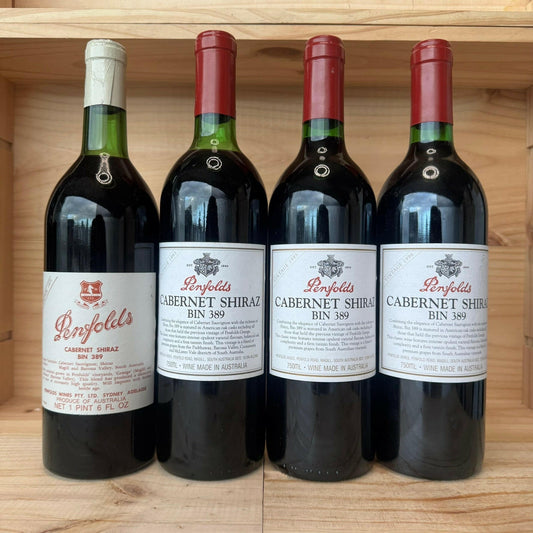 Penfolds Bin 389 Vintage Vertical - 4 Vintages | 1971 | 1993 | 1995 | 1996