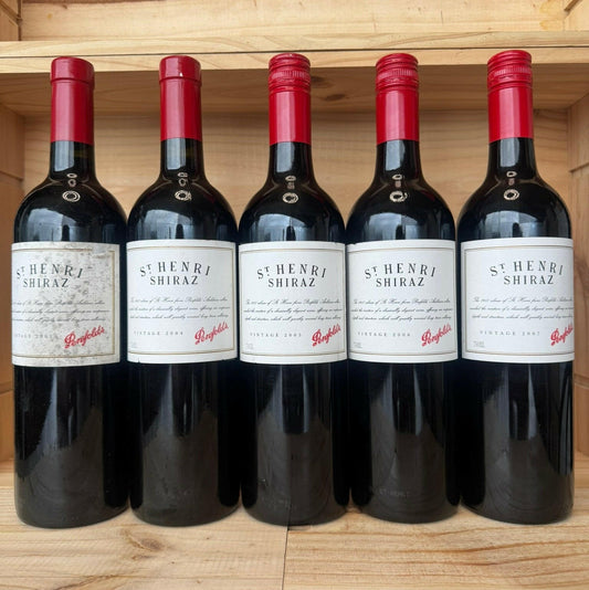 Penfolds St Henri Vintage Vertical Shiraz Case (5 Vintages)